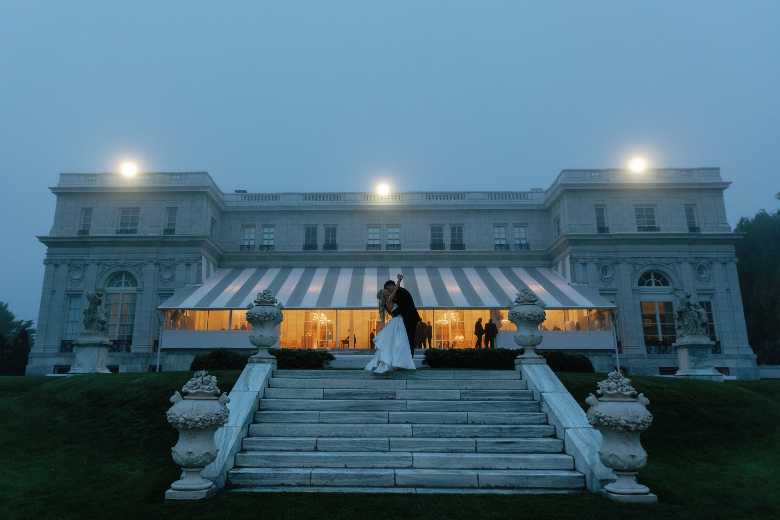 rosecliff wedding newport mansions